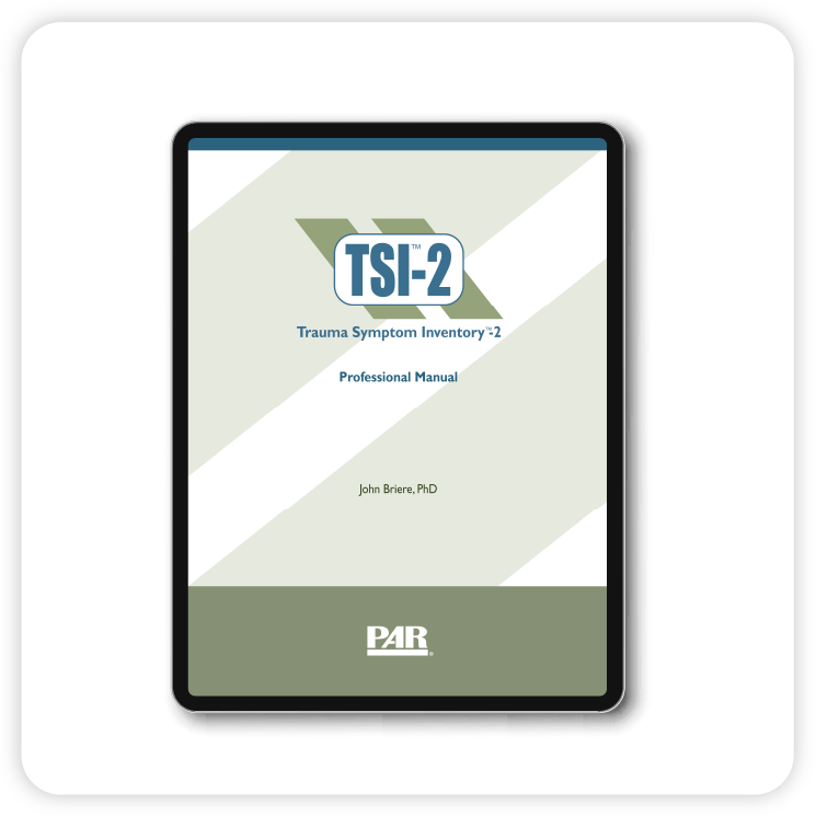 TSI-2 manual cover displayed on a tablet