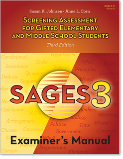 Screening Assessment for Gifted Elementary and Middle School Students Third Edition